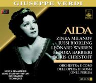 ヴェルディ（1813-1901）/Aida： Perlea / Rome Opera Milanovbjorling Warren Barbieri B. christoff