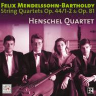 String Quartet, 3, 4, Etc: Henschel Q