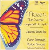 ⡼ĥȡ1756-1791/Flute Concerto.1 2 Sym.41 Zoon(Fl) Pearlman / Boston Baroque (Hyb)