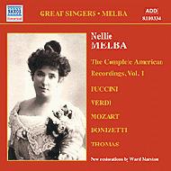 Nellie Melba: American Recordings Vol.1 | HMV&BOOKS online 