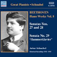 Complete Piano Sonatas Vol.8-, 27, 28, 29, : Schnabel