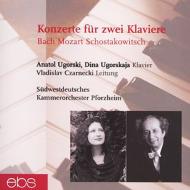 Mozart / J. S. Bach/2 Pianos Concerto Ugorski Ugorskaja(P) Czarnecki(Cond) +shostakovich