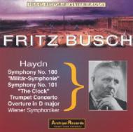 ϥɥ1732-1809/Sym.100 101 F. busch / Vso +trumpet Concerto Holler(Tp)