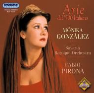 　オムニバス（声楽）/Gonzalez(S) Italian Arias Of The 18th Century： Pirona / Savaria Baroque. o