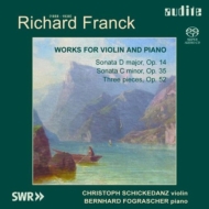 フランク、リヒャルト（1858-1938）/Violin Sonata.1 2 Etc： Schickedanz(Vn) Fograscher(P) (Hyb)