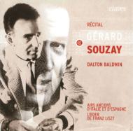 歌曲オムニバス/Ancient Songs From Italy ＆ Spain： Souzay(Br) Baldwin(P) +liszt： Songs