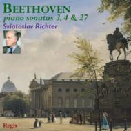 ピアノ・ソナタ第３番、第４番、第２７番 リヒテル : ベートーヴェン（1770-1827） | HMVu0026BOOKS online - RRC1185