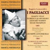レオンカヴァッロ（1857-1919）/I Pagliacci： Antonicelli / Met Opera Vinay Etc(1948) +etc