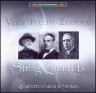 ヴェルディ / プッチーニ/String Quartet / Crisantemi： Quartetto Di Venezia +zandonai