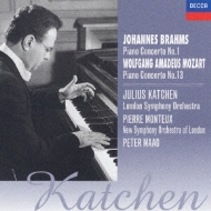 Piano Concerto.1: Katchen(P), Monteux / Lso +mozart: Concerto.13(Maag / Lso)