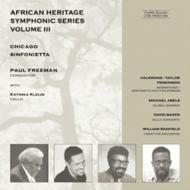 　オムニバス（管弦楽）/African Heritage Symphonic Series Vol.3： Freeman / Chicago Sinfonietta