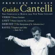 Orchestral Concert/Cantelli / Nyp Ravel Debussy Verdi Liszt： Piano Concerto.2： Arrau(P)