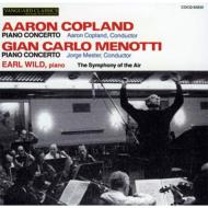 Copland-Menotti: Piano Concertos