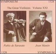Great Violinists Vol.21 Sarasate, Manen