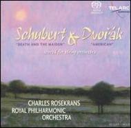 シューベルト（1797-1828）/(Mahler)string Quartet.14： Rosekrans / Rpo +dvorak： Quartret.12 (Hyb)