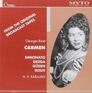Carmen : Karajan / Vienna Symphony Orchestra, Simionato, Gedda, etc (1954 Monaural)(2CD)