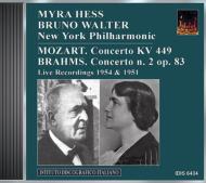 ブラームス、モーツァルト/Piano Concerto.2 / .14： Hess(P) Walter / Nyp