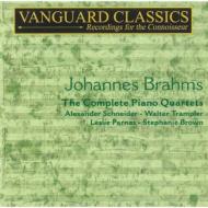 ֥顼ॹ1833-1897/Piano Quartet.1-3 S. brown(P) A. schneider(Vn) Trampler(Va) Parnas(Vc)