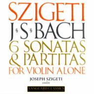 バッハ（1685-1750）/Sonatas ＆ Partitas For Solo Violin： Szigeti