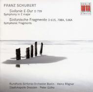 Sym In E(1825): Rogner / Berlin.rso +symphonic Fragments: Gulke / Skd