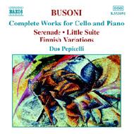 ブゾーニ（1866-1924）/Comp. works For Cello ＆ Piano： Duopepicelli