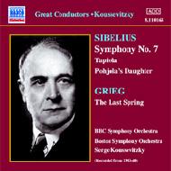 シベリウス（1865-1957）/Sym.7 Orech. works： Koussevitzky / Bbc. so Bso +grieg