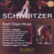 Хåϡ1685-1750/Organ Music Vol.3 Schweitzer(Org)