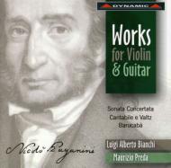 パガニーニ（1782-1840）/Works For Violin ＆ Guitar Vol.2： Bianchi(Vn) Preda(G)