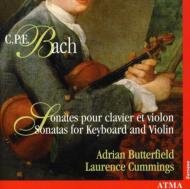 ХåϡC. P.E.1714-1788/Violin Sonatas Butterfield(Vn) L. cummings(Clavicorde Cemb) (Cccd)