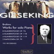 Piano Works: Gieseking(P)