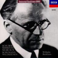 Schubert / Schumann/Moments Musicaux / Waldszenen Backhaus