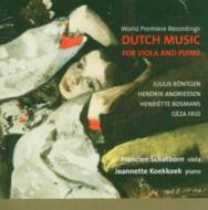 Viola Classical/Dutch Music For Viola And Piano Schatborn(Va) Koekkoek(P)