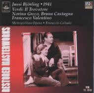 ������ǥ���1813-1901��/Il Trovatore�� Calusio / Met Opera Bjorling Greco Castagna Etc (1941)