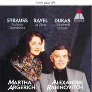 Duo-piano Classical/Argerich Rabinovitch R. strauss Sinfonia Domestica Ravel Dukas