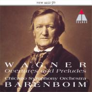 ワーグナー（1813-1883）/Overtures Preludes： Barenboim / Cso