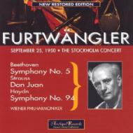 Beethoven / Haydn/Sym.5 / .94 Furtwangler / Vpo (Stockholm)