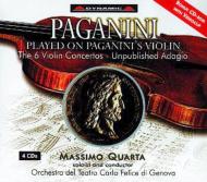 パガニーニ（1782-1840）/Comp. violin Concertos： Quarta(Vn)genoa Teatro Carlo Felice. o