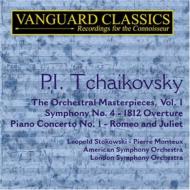 チャイコフスキー（1840-1893）/Sym.4： Stokowski / American. so Piano Concerto.1： Ogdon Monteux / Lso Etc