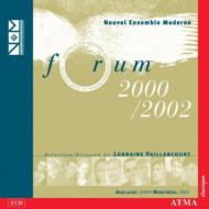 Contemporary Music Classical/International Forum Of Young Composers 2000-02 Nouvel Ensemble Moderne