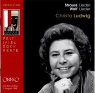 Strauss R / Wolf/Lieder Christa Ludwig(Ms)werba(P) (Salzburg 1984.8.7)
