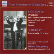 Mengelberg / Concertgebouw O: Beethoven & Schubert