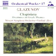 グラズノフ（1865-1936）/Chopiniana Triumphal March Serenade 1 2 Etc： Ziva / Moscow So