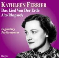 ޡ顼1860-1911/Das Lied Von Der Erde Walter / Vpo Ferrier(A)patzak(T) +alto Rhapsody