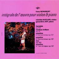 Schubert: Integrale De L`oeuvre Pour Violon Et Piano