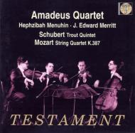 シューベルト（1797-1828）/Piano Quintet： Amadeus. q H. menuhin(P)merrett(Cb) +mozart： Quartet.14
