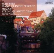 Schbert:Piano Quintet `trout`/Mozart:String Quartet No.17 `hunt`