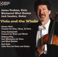 　オムニバス（室内楽）/Works For Viola ＆ Winds Holst Sapieyevski Etc： Dunham(Va)westwood Wind Qu