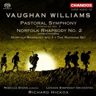ヴォーン・ウィリアムズ（1872-1958）/Sym.3 Norfork Rhapsody.1 2： Hickox / Lso (Hyb)