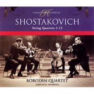 ショスタコーヴィチ（1906-1975）/String Quartet.1 2 3 4 5 6 7 8 9 10 11 12 13： Borodin Q