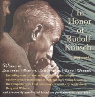 Kolisch.sq, Kolisch Schoenberg, Berg, Webern, Bartok, Schubert